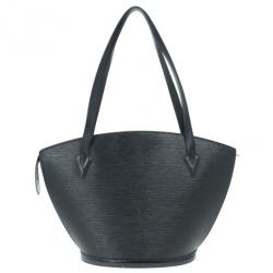 Pre Owned Louis Vuitton Black Epi Saint Jacques PM Bag
