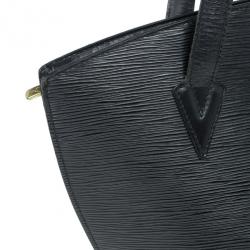 Pre Owned Louis Vuitton Black Epi Saint Jacques PM Bag