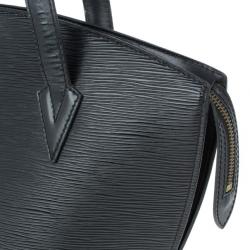 Pre Owned Louis Vuitton Black Epi Saint Jacques PM Bag