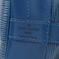 Pre Owned Louis Vuitton Toledo Blue Epi Leather Noe Bag