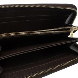 Louis Vuitton Damier Ebene Canvas Zippy Wallet