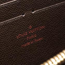 Louis Vuitton Damier Ebene Canvas Zippy Wallet