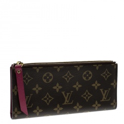 Louis Vuitton Fuchsia Monogram Canvas Adele Wallet