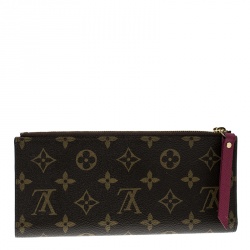 Louis Vuitton Fuchsia Monogram Canvas Adele Wallet