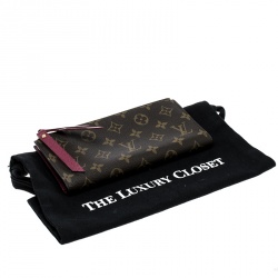 Louis Vuitton Fuchsia Monogram Canvas Adele Wallet