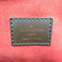 Pre Owned Louis Vuitton Brown Canvas Damier Ebene Trevi Tote PM