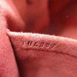 Pre Owned Louis Vuitton Brown Canvas Damier Ebene Trevi Tote PM