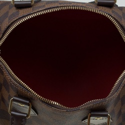 Pre Owned Louis Vuitton Damier Ebene Canvas Speedy 25