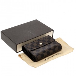 Pre Owned محفظة لوي فيتون ألكساندرا كانفاس دامييه أيبين