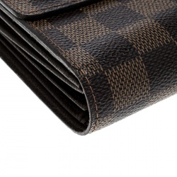 Pre Owned محفظة لوي فيتون ألكساندرا كانفاس دامييه أيبين