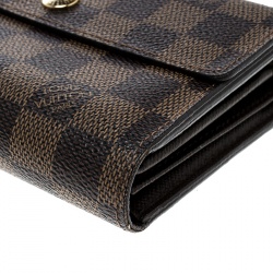 Pre Owned محفظة لوي فيتون ألكساندرا كانفاس دامييه أيبين