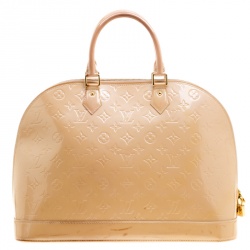 Pre Owned حقيبة لوي فيتون ألما فيرنيه مونوغرامي خضراء GM