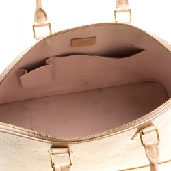 Pre Owned حقيبة لوي فيتون ألما فيرنيه مونوغرامي خضراء GM