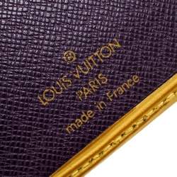 مملوكة مسبقًا محفظة لوي فيتون نقود وبطاقة إئتمان جلد أيبي صفراء تاسيل