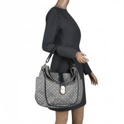 Louis Vuitton Encre Monogram Idylle Canvas Fantaisie Hobo Bag Tote