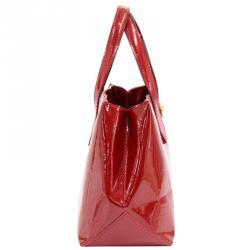 Louis Vuitton Monogram Vernis Wilshire PM M91723 Red Leather