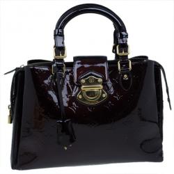مملوكة مسبقًا Louis Vuitton Amarante Monogram Vernis Melrose Avenue Tote