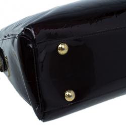 مملوكة مسبقًا Louis Vuitton Amarante Monogram Vernis Melrose Avenue Tote