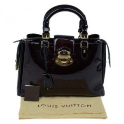 مملوكة مسبقًا Louis Vuitton Amarante Monogram Vernis Melrose Avenue Tote