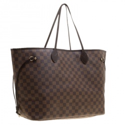 Louis Vuitton Damier Ebene Canvas Neverfull GM Bag