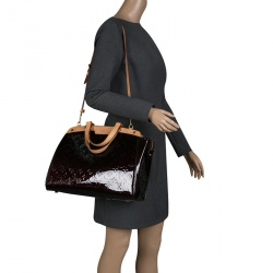 Pre Owned حقيبة لوي فيتون بريه فيرنيه مونوغرامي بودر بيج GM