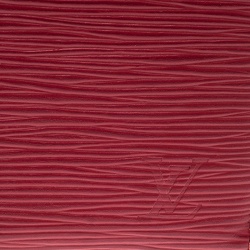 مملوكة مسبقًا محفظة لوي فيتون زيبي جلد إيبي أحمر