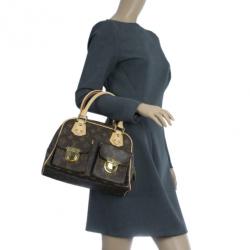 Pre Owned Louis Vuitton Monogram Canvas Manhattan PM