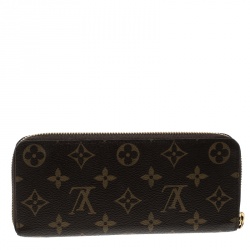 Louis Vuitton Fuchsia Monogram Canvas Clemence Wallet