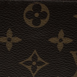 Louis Vuitton Fuchsia Monogram Canvas Clemence Wallet