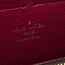 Louis Vuitton Fuchsia Monogram Canvas Clemence Wallet