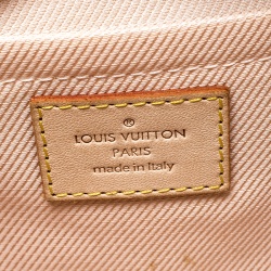 Pre Owned Louis Vuitton Silver Monogram Fabric Limited Edition Altair Clutch