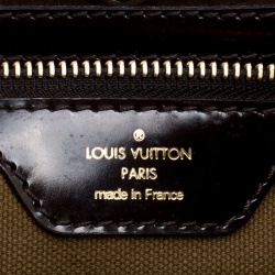 Pre Owned Louis Vuitton Bronze/Dark Brown Monogram Embossed Leather Limited Edition Sergent PM Bag
