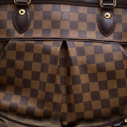 Pre Owned Louis Vuitton Damier Ebene Canvas Trevi GM Bag