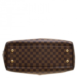 Pre Owned Louis Vuitton Damier Ebene Canvas Trevi GM Bag
