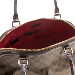 Pre Owned Louis Vuitton Damier Ebene Canvas Trevi GM Bag