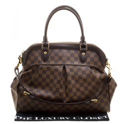 Pre Owned Louis Vuitton Damier Ebene Canvas Trevi GM Bag