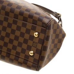 Pre Owned Louis Vuitton Damier Ebene Canvas Trevi GM Bag