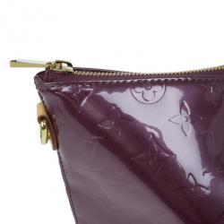 Pre Owned Louis Vuitton Violette Vernis Monogram Bellevue GM Tote