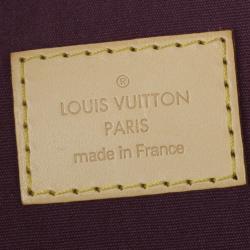 Pre Owned Louis Vuitton Violette Vernis Monogram Bellevue GM Tote