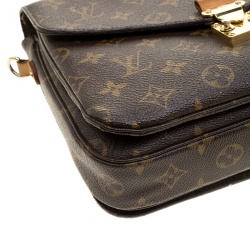 Pre Owned حقيبة لوي فيتون ميتيس صغيرة كانفاس مونوغرامي