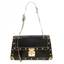 Pre Owned Louis Vuitton Black Suhali Leather Le Talentueux Bag