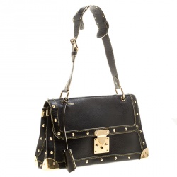 Pre Owned Louis Vuitton Black Suhali Leather Le Talentueux Bag