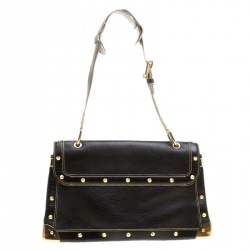 Pre Owned Louis Vuitton Black Suhali Leather Le Talentueux Bag