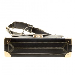 Pre Owned Louis Vuitton Black Suhali Leather Le Talentueux Bag