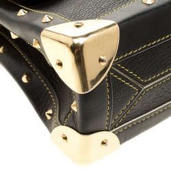 Pre Owned Louis Vuitton Black Suhali Leather Le Talentueux Bag