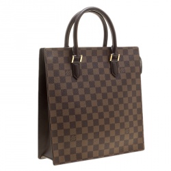Pre Owned Louis Vuitton Damier Ebene Canvas Venice Sac Plat Bag