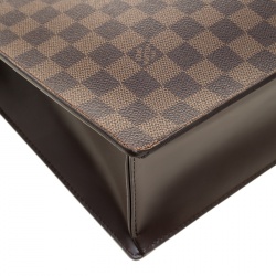 Pre Owned Louis Vuitton Damier Ebene Canvas Venice Sac Plat Bag