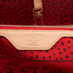 Louis Vuitton Rouge Monogram Canvas Limited Edition Yayoi Kusama Waves Neverfull MM Bag