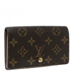 Pre Owned Louis Vuitton Monogram Canvas Porte Monnaie Tresor Wallet