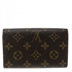Pre Owned Louis Vuitton Monogram Canvas Porte Monnaie Tresor Wallet